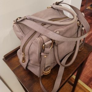 BCBGMAXAZRIA tan purse